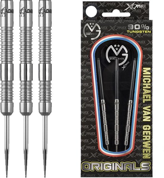 XQMax Dartpijlen Steeltip M. Van Gerwen 90% Gewicht 21 van XQMax