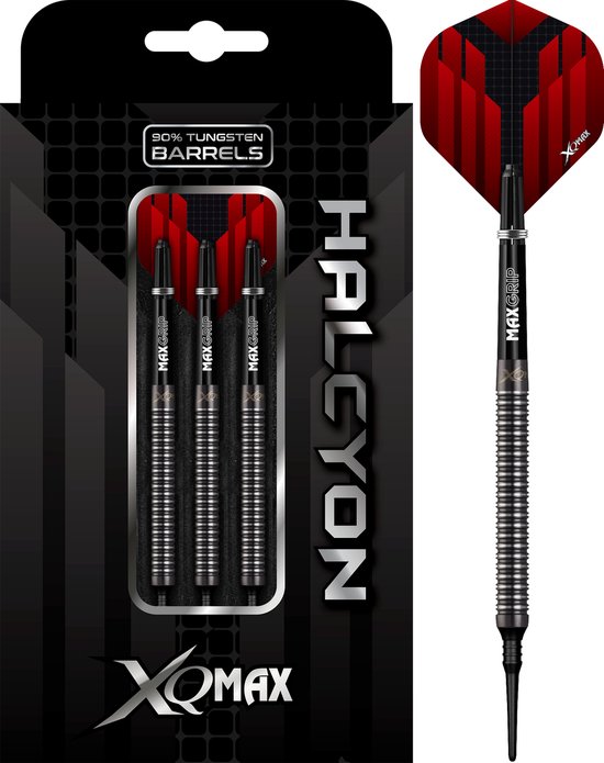 XQMax Halcyon M1 90% Soft Tip - Dartpijlen - 20 Gram van Merkloos