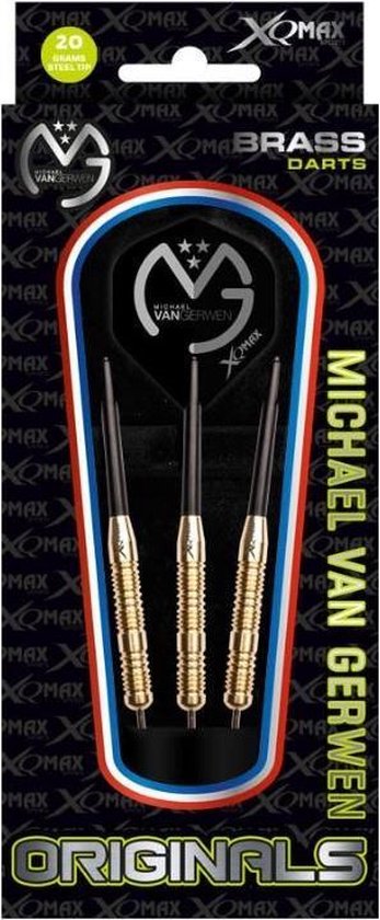 XQMax Michael Van Gerwen Dartset Steeltip Zwart Gewicht 20 Gram van XQMax