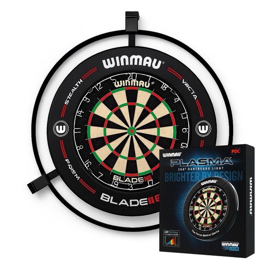 YUOM. Automatisch Dart Scoring Systeem – Compatibel met Autodarts – incl. Winmau 360 Dartbord Verlichting – Eenvoudige Installatie – incl. installatie-hulp – Zwart van YUOM.