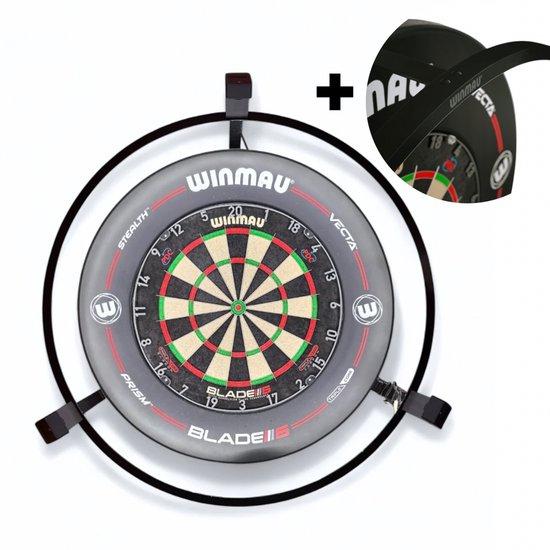YUOM. Automatisch Dart Scoring Systeem - Incl. Winmau 360 dartbord verlichting - Darts Scorebord voor Autodarts - eenvoudige installatie - Slimme Elektronische Puntentelling Voor Darts - Incl. installatie-hulp - Darts - Zwart van Merkloos