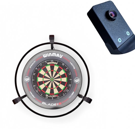 YUOM. Automatisch Dart Scoring Systeem - Uitsluitend Gebruik Voor WINMAU PLASMA LEDVERLICHTING - Darts Score Systeem - Slimme Elektronische Puntentelling Voor Darts - Darts - Zwart van YUOM.