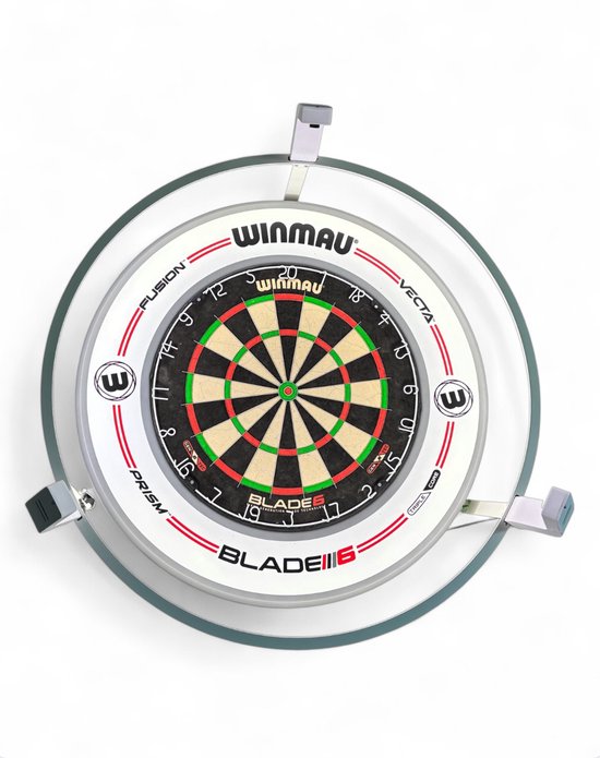 YUOM. Dart Score Systeem geschikt voor Winmau Plasma LED Ring - Wit